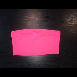 Neon Pink Tube Top